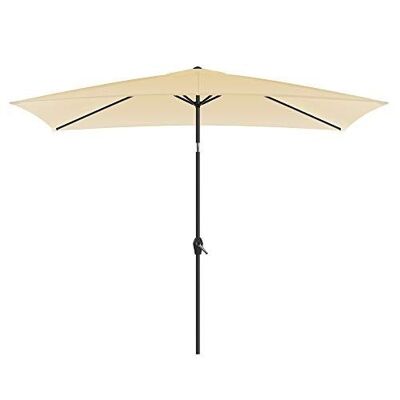 Parasol 300 x 200 cm beige 3 x 2 m (L x B)