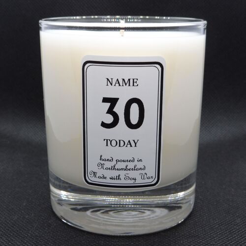 30 Today - 20cl Candle