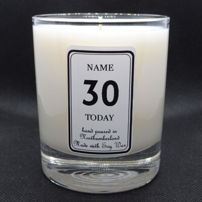 30 Today - 20cl Candle