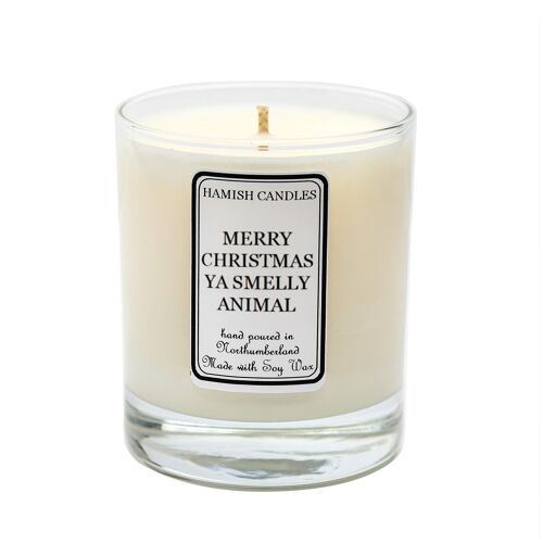 Merry Christmas Ya Smelly Animal - 20cl Candle