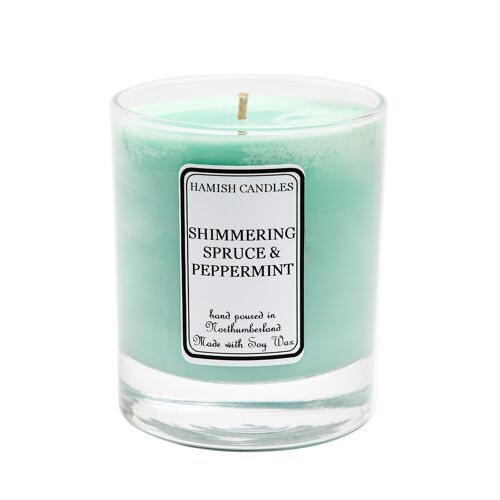 Shimmering Spruce & Peppermint - 20cl Candle