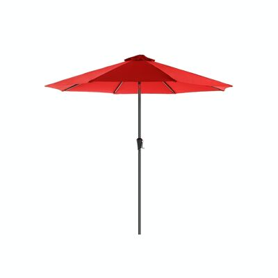 Tuinparaplu rood Ø 270 cm