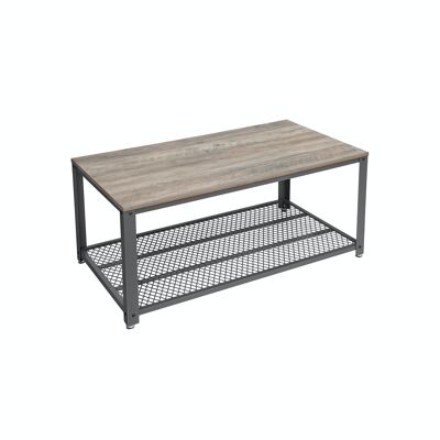 Salontafel greige grijs 106,2 x 60,2 x 45 cm (L x B x H)