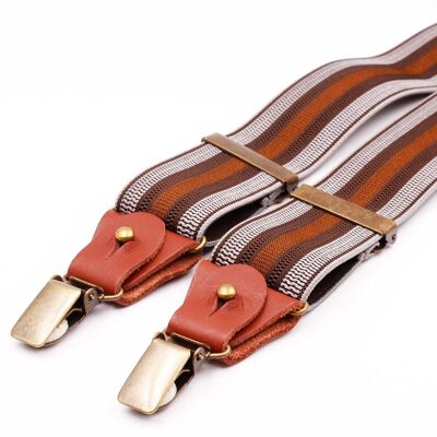 Fall Stripe Suspenders