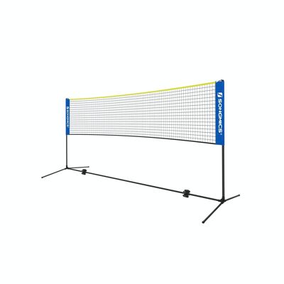 5 m badmintonnet blauw-geel 500 x 103 x 155 cm (L x B x H)