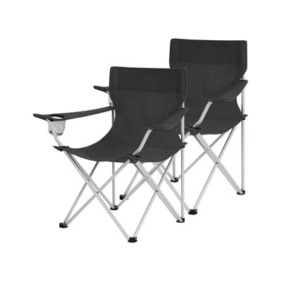 Opvouwbare campingstoelen 84 x 52 x 81 cm (L x B x H)