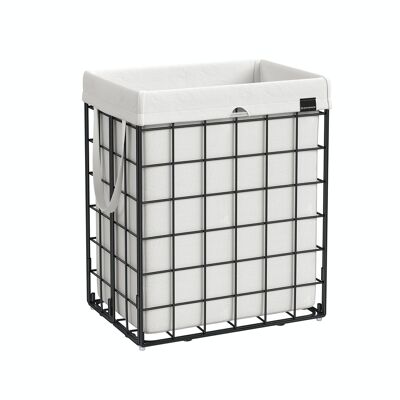 Laundry basket with removable bag