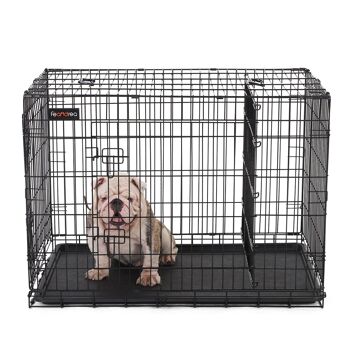 Cage pour chien 107 x 70 x 77,5 cm avec portes 5