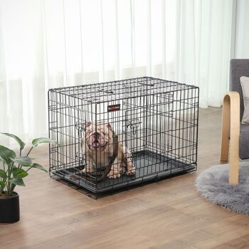 Cage pour chien 92,5 x 57,5 x 64 cm avec portes 5