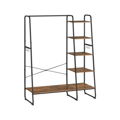 Clothes rack with 5 levels