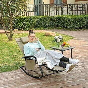 Chaise berçante pour le jardin 2