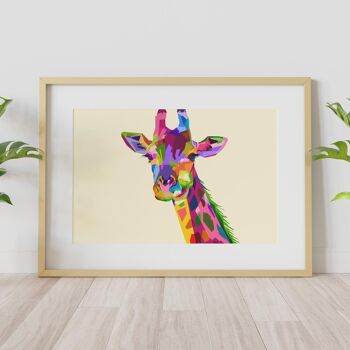 Imprimé girafe (Geometric Rainbow Collection) 2