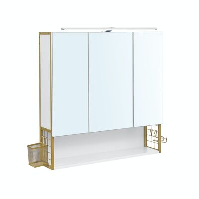 Mirror cabinet with lighting