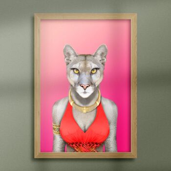 Cougar en imprimé vestimentaire : Rose (Animalyser) 3