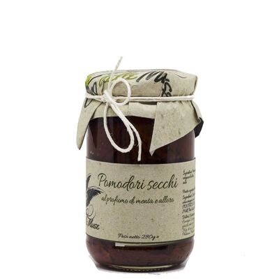 Tomates séchées parfumées au laurier et à la menthe, Calabraise à l'huile 180 g