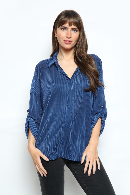 Stylish pleated blouse