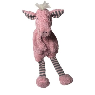 Peluche bio/éco "cochon", 100% coton bio/GOTS, couleur : rose, KUTSC-500