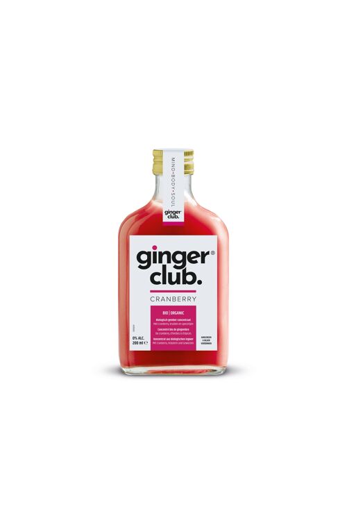 gingerclub cranberry 200ml