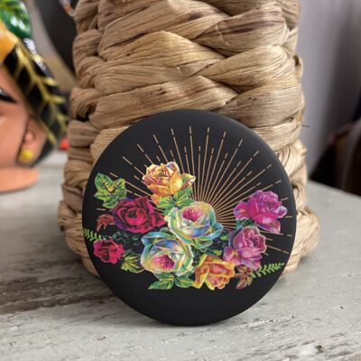 Badge Gypsy Flowers