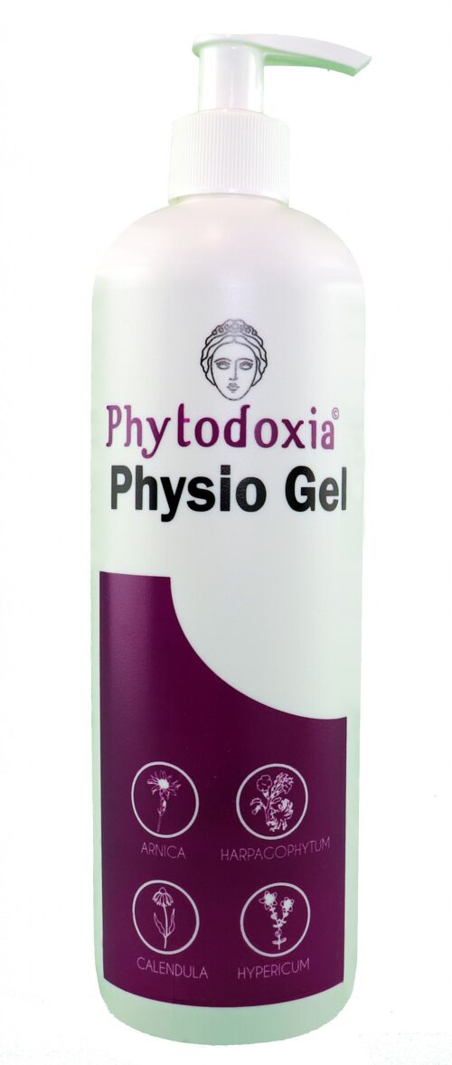 Gel Physio 500 ml para Molestias Musculares y de Articulaciones.