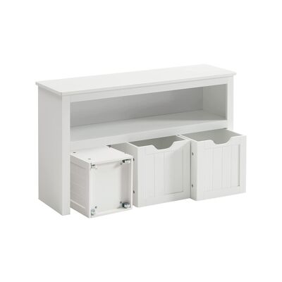 Toy cabinet for children's room white