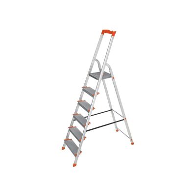 Aluminum ladder with 6 steps