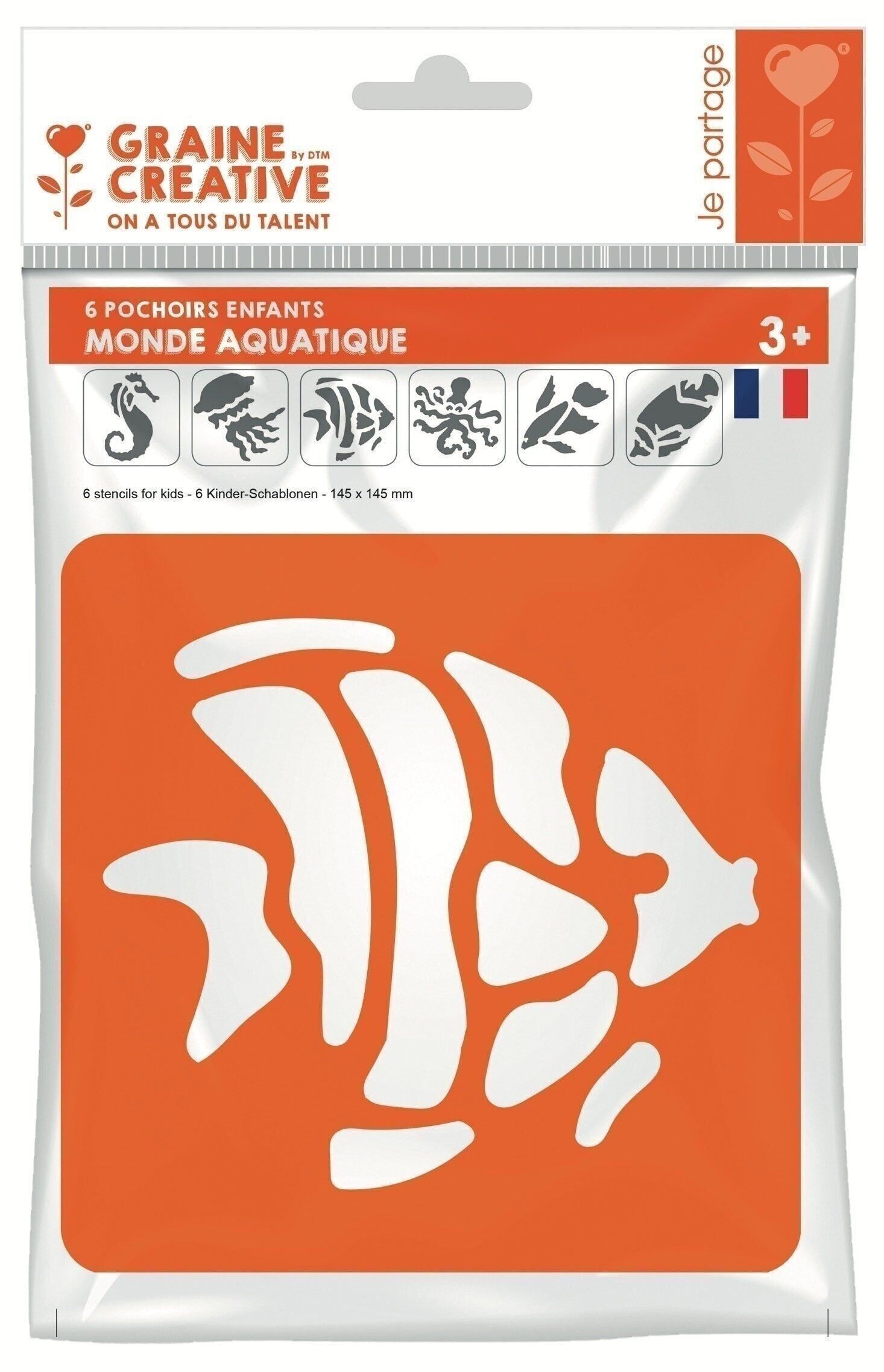 SET DE 6 PLANTILLAS MUNDO ACUÁTICO