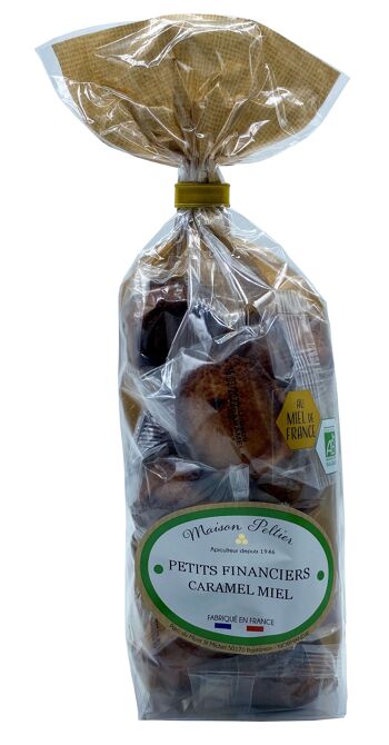 Maison Peltier  Financiers au caramel beurre salé BIO 160g