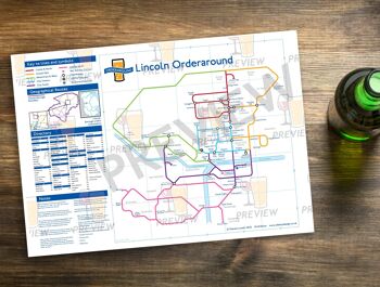 Carte des pubs de style métro de Londres : Lincoln 2