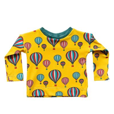 Yellow Balloons Organic Long Sleeved Tee