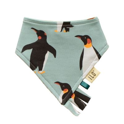 Penguins Organic Reversible Bandana Bib