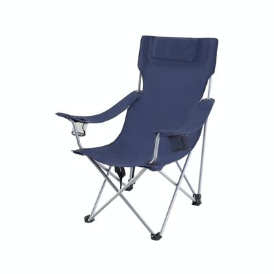 Camping chair with armrests