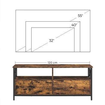 Meuble TV 120 x 40 x 50 cm 9