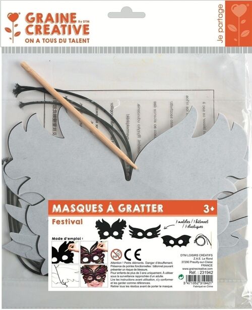 3 MASQUES A GRATTER FESTIVAL + GRATTOIR