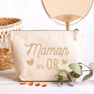 Pouch "Mom in GOLD"