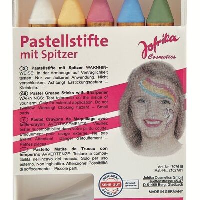 BOITE 5 CRAYONS JOFRIKA COULEURS PASTELS