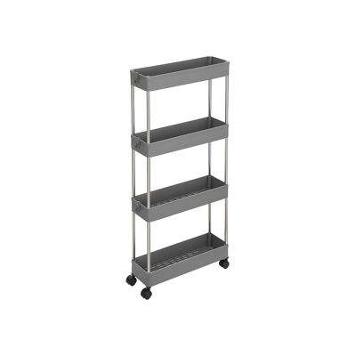 Trolley with 4 levels gray
