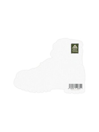 Carte postale découpée en forme de botte de montagne 2