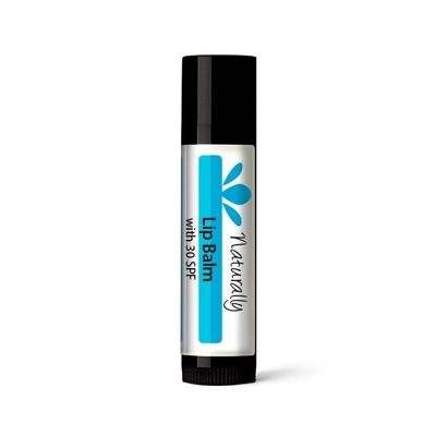 Feuchtigkeitsspendender und schützender Lippenbalsam, 10 ml – mit UVA- und UVB-Filtern, SPF 30