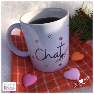 Taza "Gato" (Día de San Valentín)