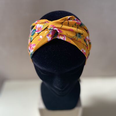 Orange cherry Josephine headband and belt