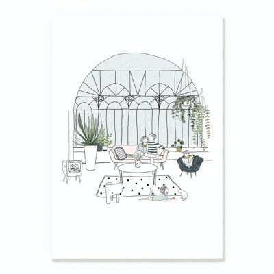 Affiche Jardin d'hiver