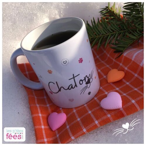 Mug "Chaton" (St valentin, Amour, Famille)