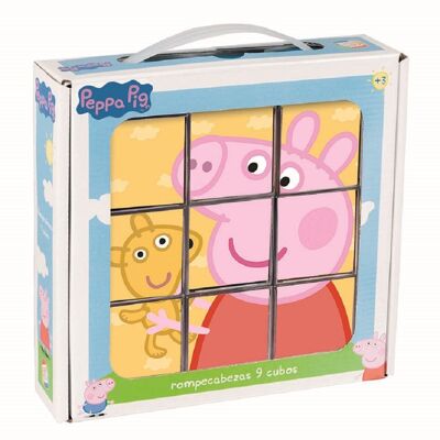 PEPPA PIG PUZZLE 9 WÜRFEL