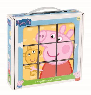 PUZZLE PEPPA PIG 9 CUBES 1