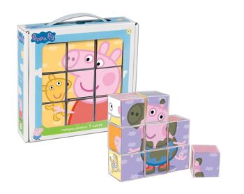 PUZZLE PEPPA PIG 9 CUBES 2
