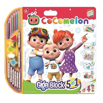 Drawing block COCOMELON 5 IN 1