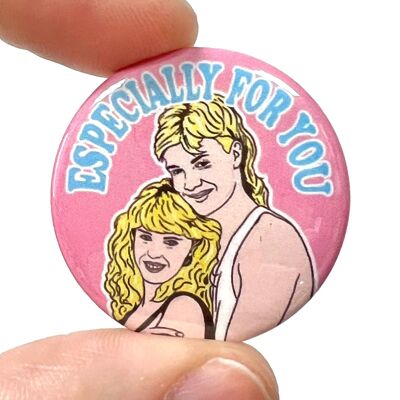 Kylie & Jason besonders für Sie Button-Pin-Abzeichen
