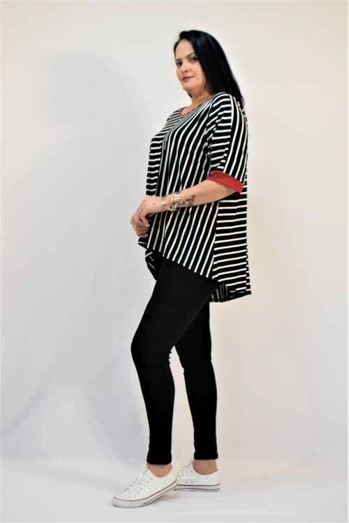 Plus Size Top STRIPES - L to 6XL