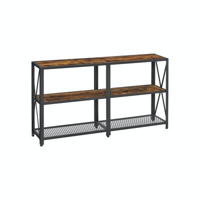 Industrial design console table with 3 levels